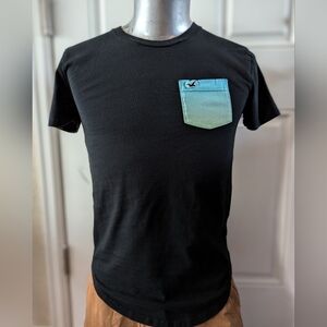 Hollister Curved Hem Pocket Tee - Size XS